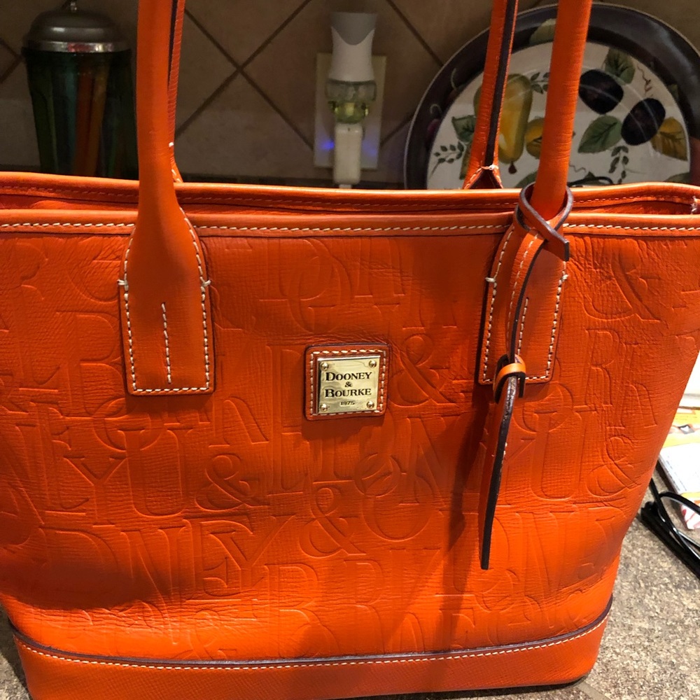 Orange Dooney Burke Purse - Picture 7 of 7